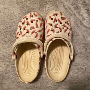 Watermelon crocs